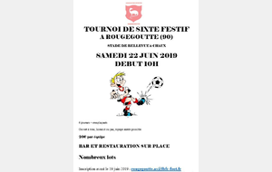 TOURNOI DE SIXTE FESTIF DE LAS ROUGEGOUTTE