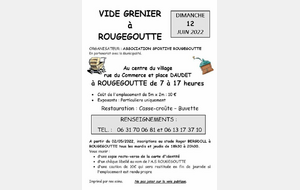 VIDE GRENIERS du 12 juin 2022