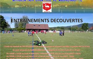 ENTRAINEMENTS DECOUVERTES